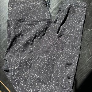 lululemon athletica Black and White Joggers